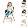 thumbnail image 1 of Infans Baby High Chair 6-in-1 Convertible Wooden Highchair for Babies & Toddlers, 1 of 7