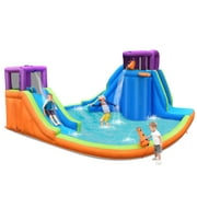 Infans Bountech 6 in 1 Inflatable Dual Slide Water Park Climbing Bouncer Without Blower