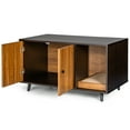 thumbnail image 1 of Infans Cat Litter Box Enclosure Cat Washroom Hidden Litter Box Enclosure Coffee, 1 of 7