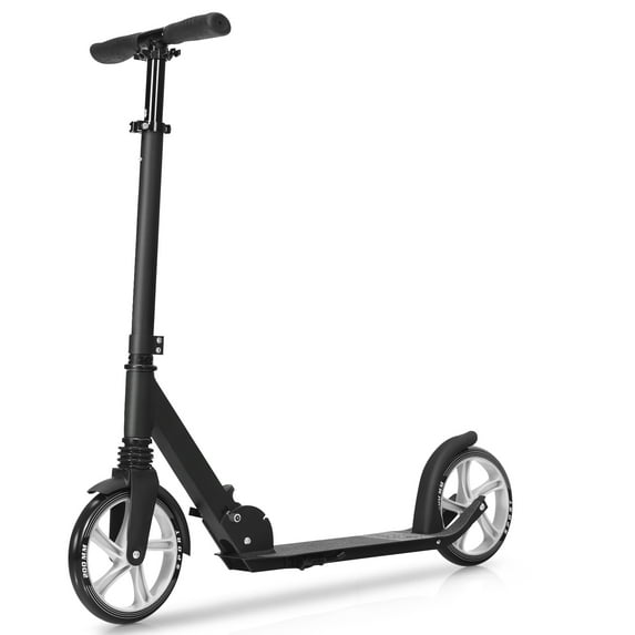 Infans Folding Kick Scooter Lightweight Sports Scooter for Teens Adult W/Strap 8" Wheel