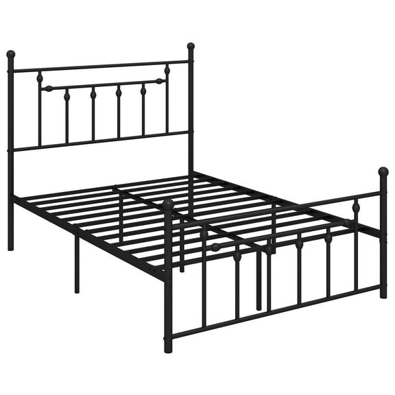 Infans Full Size Metal Bed Frame w/ Headboard Under-bed Storage Mattress Foundation