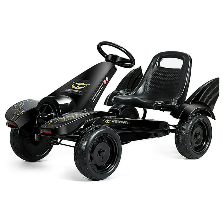 Infans Go Kart Pedal Powered Kids Ride on Car 4 Wheel Racer Toy w/ Clutch & Hand  Brake 