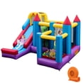thumbnail image 1 of Infans Inflatable Bounce House 5-in-1 Inflatable Bouncer Indoor&Outdoor w/ 750W Blower, 1 of 7