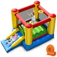 thumbnail image 1 of Infans Inflatable Bouncer Kids Slide Bounce House for Indoor Outdoor with 350W Blower, 1 of 7