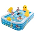 thumbnail image 1 of Infans Inflatable Swimming Pool Duck Themed Kiddie Pool w/ Sprinkler for Age 3+, 1 of 7