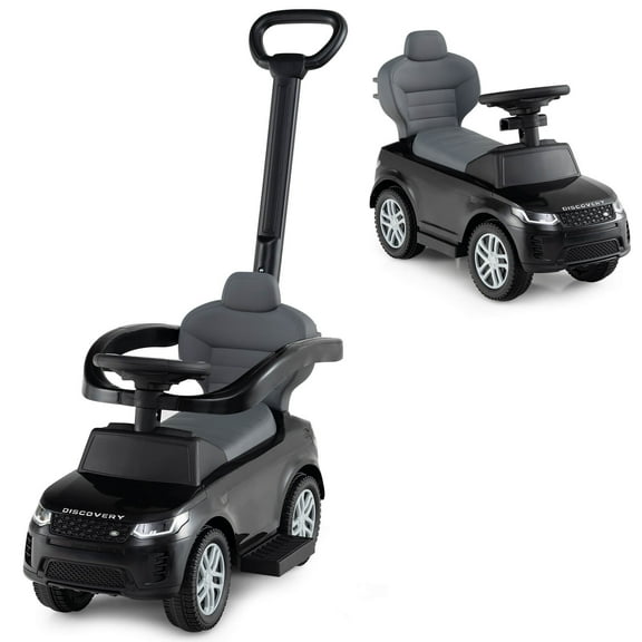 Infans Kids Ride on Push Car w/Horn & Start-up Sound Under-seat Storage Push Handle