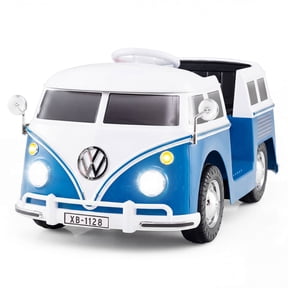 Infans Licensed Volkswagen Ride-on Bus with Cup Holder, LED Headlights, Music & Horn