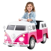 Infans Licensed Volkswagen Ride-on Bus with Cup Holder, LED Headlights, Music & Horn