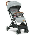 thumbnail image 1 of Infans Lightweight Baby Stroller Aluminium Frame w/ Net for Travel Gray, 1 of 6