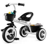Infans Toddler Tricycle Kids Trike with Adjustable Seat Front & Rear Storage Baskets