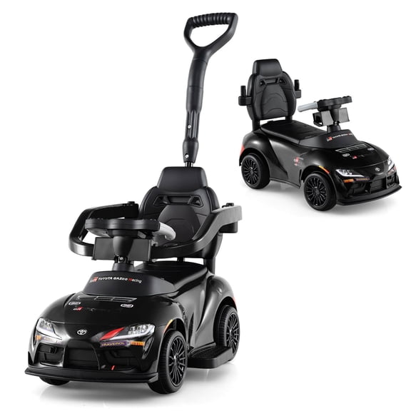 Infans Toyota Licensed Ride on Push Car w/Parent-Control Handle Music Safety Guardrail