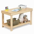 thumbnail image 1 of Infans Patented Wood Kids Activity Play Table Block Table Multifunction W/Storage Natural, 1 of 7