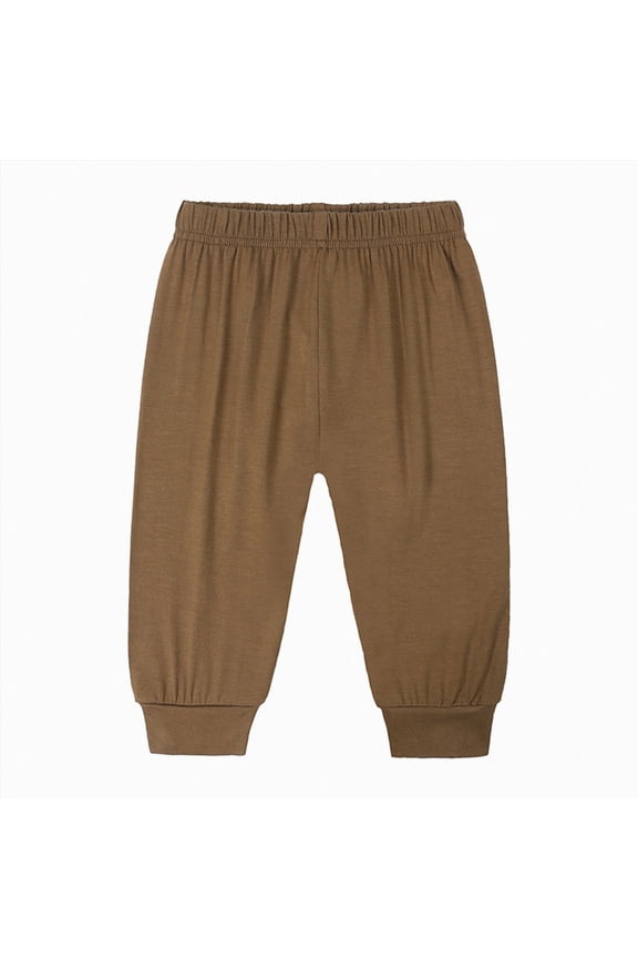 Infant 3-6 Months Boys Running Joggers Pants Outdoor Quick Dry Sweatpants 6-12 Months 12-24 Months 2T 3T 4T 5T 6T 7T 8T 9T Children Brown Streetwear Pants