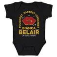 thumbnail image 1 of Infant 500 Level Black Bianca Belair Bodysuit, 1 of 1