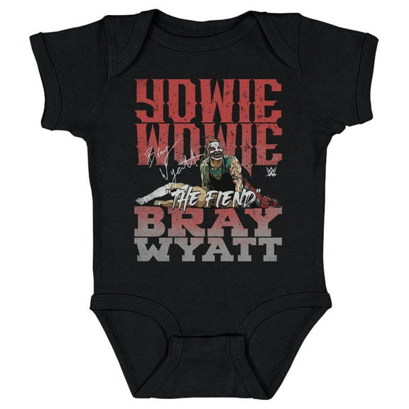 Infant 500 Level Black Bray Wyatt Yowie Wowie Bodysuit
