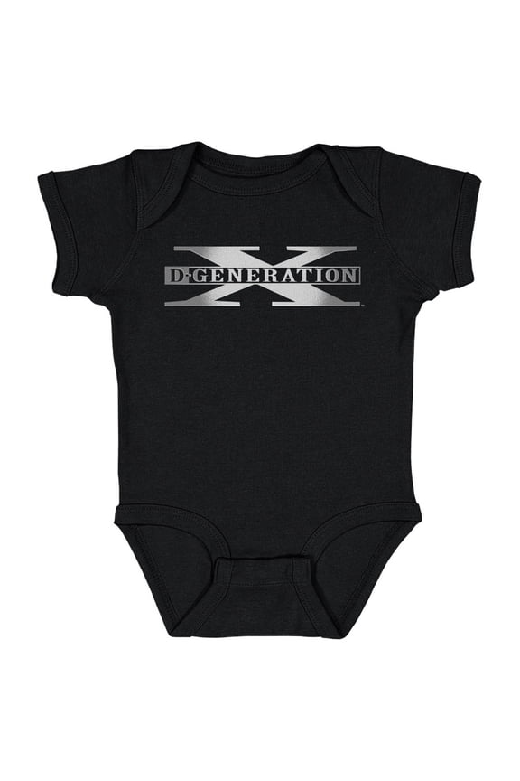 Infant 500 Level Black D-Generation X Logo Bodysuit