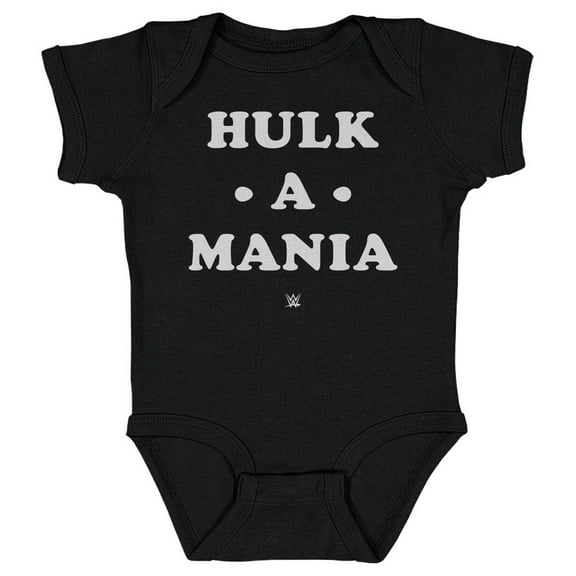 Infant 500 Level  Black Hulk Hogan Hulk-A-Mania Bodysuit