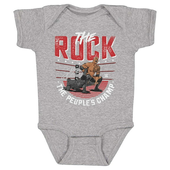 Infant 500 Level  Heather Gray The Rock Sharpshooter Bodysuit