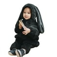 thumbnail image 1 of Adorable Rabbit Themed Boys Romper Jumpsuit Soft Winter Warm, 1 of 4