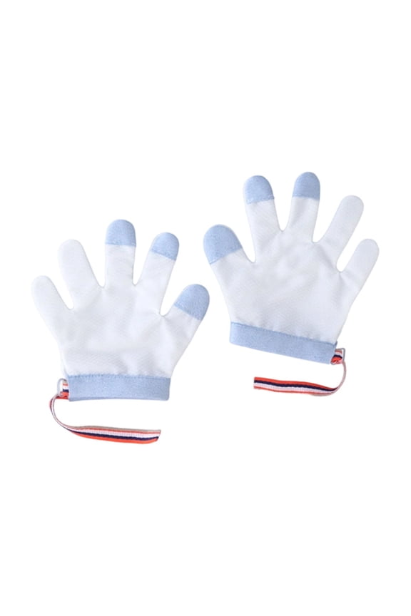 Infant Anti Biting Gloves Prevent Hand Chewing Protective Breathable Design Comfort for Newborns Toddler