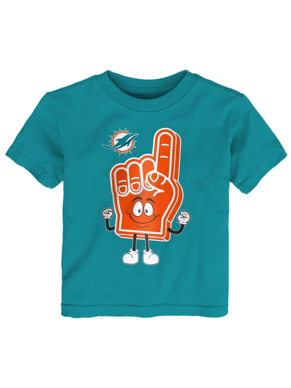 Infant Aqua Miami Dolphins Handy Man T-Shirt