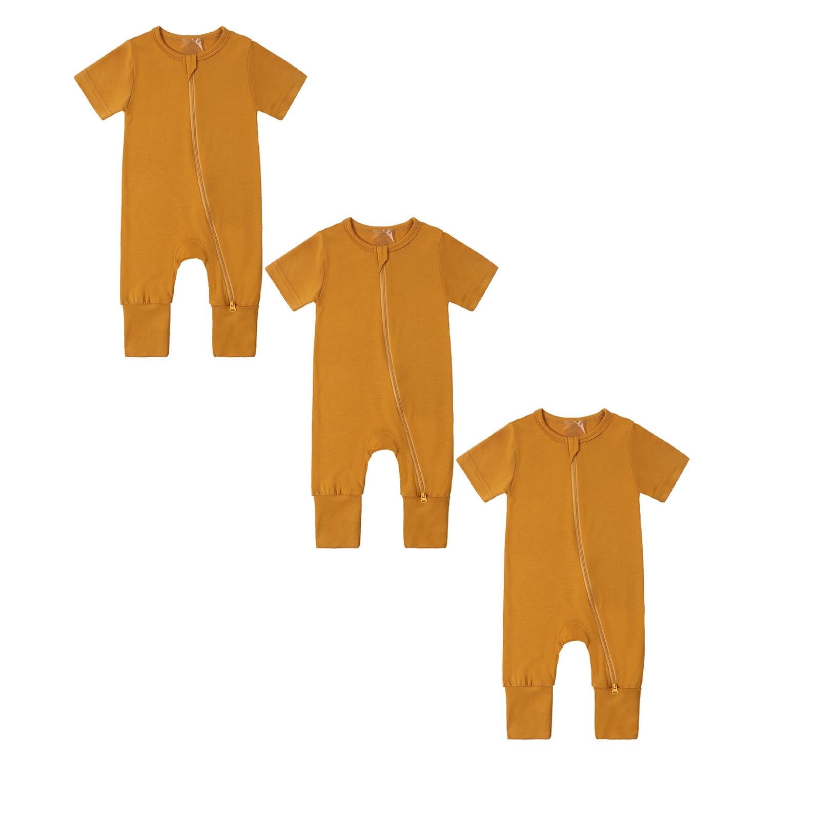Baby Bodysuit Pajamas Romper Jumpsuit Comfortable Short Sleeve Sleeper Clothes 3M Cute boy and girl baby clothes