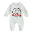 thumbnail image 1 of Infant Baby Boy Girl Christmas Outfit 3M 6M 12M 18M Clothes Christmas Tree Long Sleeve Romper One Piece Jumpsuit Pants, 1 of 10
