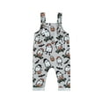 thumbnail image 1 of Infant Baby Boy Girl Halloween Clothes Pumpkin Ghost Suspender Pants Sleeveless Tie Overalls Jumpsuit One Piece Outfits, 1 of 8