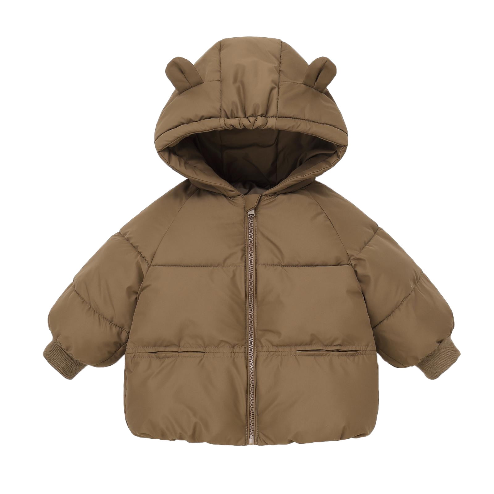 Baby Boys Coat Children s Down Padded Jacket Fall Winter Thickened Hooded Bear Ears Outwear for Boy Size 12 18 Months