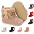 thumbnail image 1 of Infant Baby Boys Girls Boots Premium Soft Sole Anti-Slip Warm Winter Snow Boots Newborn Crib Shoes, 1 of 1