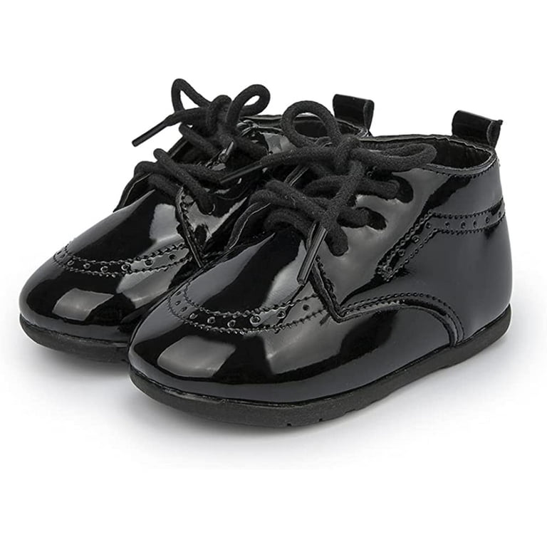 Brogue Little Boys Black Shoes Goor GEORGE JNR Boys Oxford Brogues