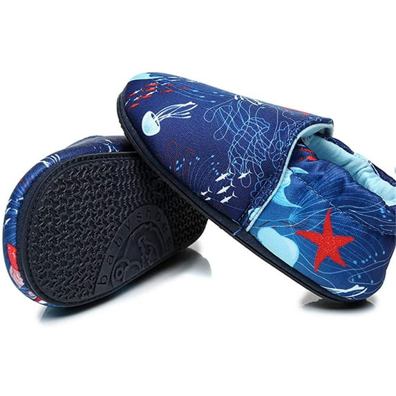 Infant Baby Boys Girls Cotton Slipper Sneaker Toddler Cartoon Animal Rubber Non-Slip Sole First Walker Crib House Shoes