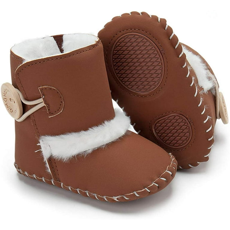 Infant Baby Boys Girls Cowboy Boots Tassel Snow Boots Warm Winter