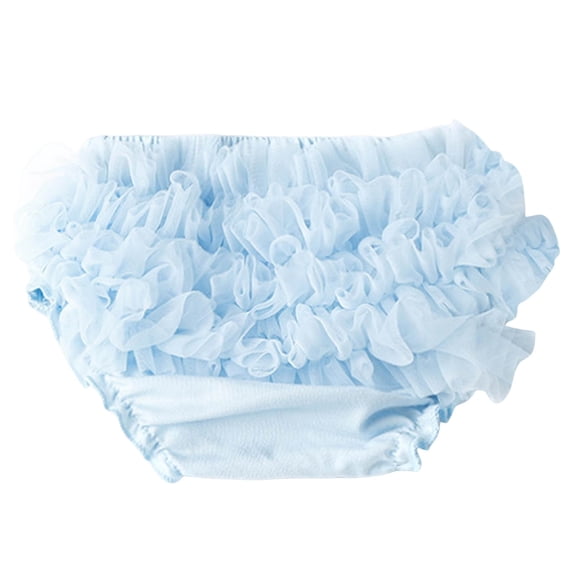 Infant Baby Boys Girls Diaper Bloomer Mesh Ruffled Tiered Bloomers Elastic Briefs Cute Cotton Baby Girl Shorts