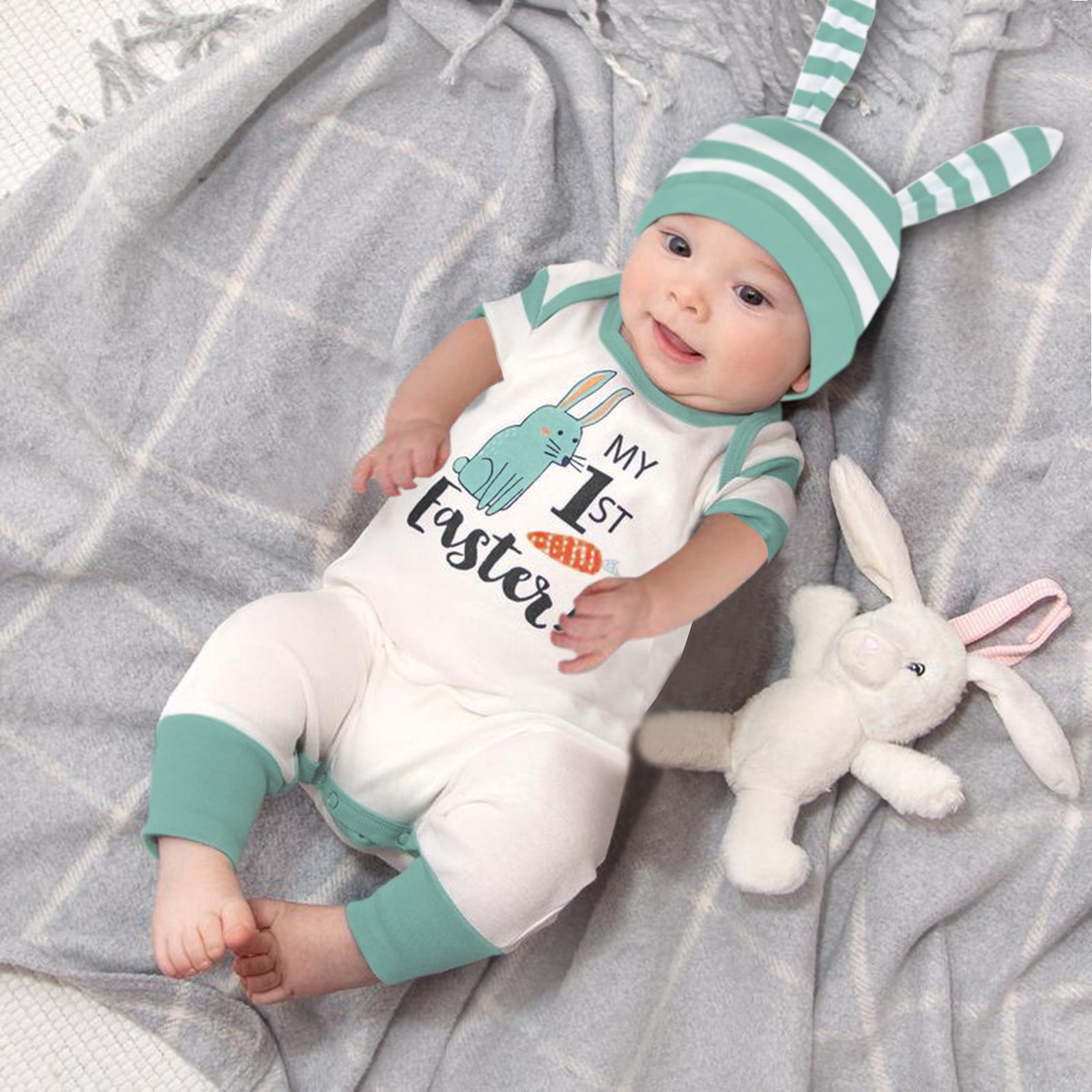 Easter top baby romper