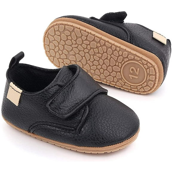 Infant Baby Boys Girls Loafers Classic PU Leather Wedding Dress Shoes Toddler Brogue Formal Flat Lazy Crib Oxford First Walking Christening Shoe