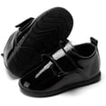 thumbnail image 1 of Infant Baby Boys Girls Loafers Classic PU Leather Wedding Dress Shoes Toddler Brogue Formal Flat Lazy Crib Oxford First Walking Christening Shoe, 1 of 6