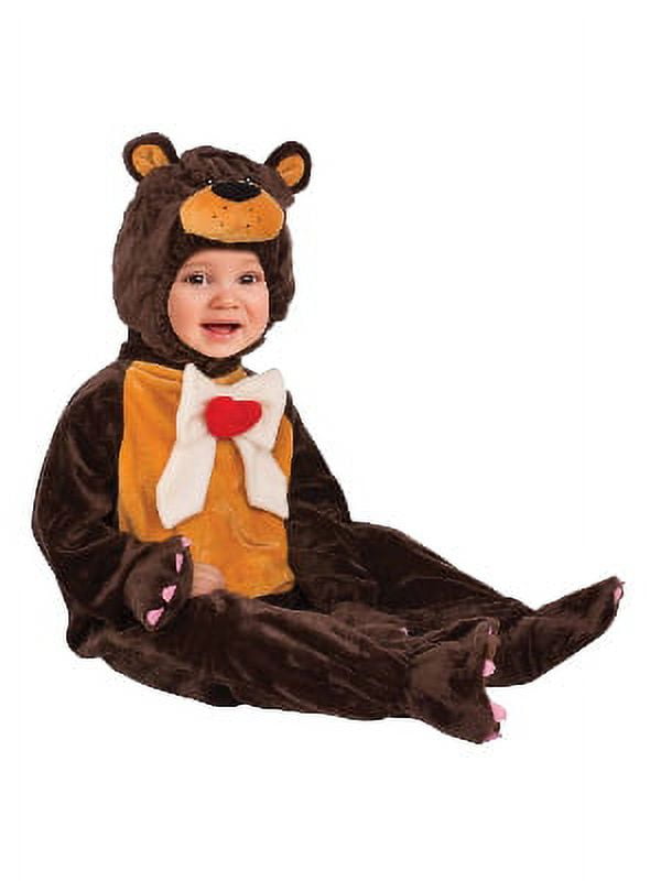 Cute bear halloween costume for toddler 2024 Velvet baby jumpsuit Kids boy halloween costumes Bear hat halloween costume accessories