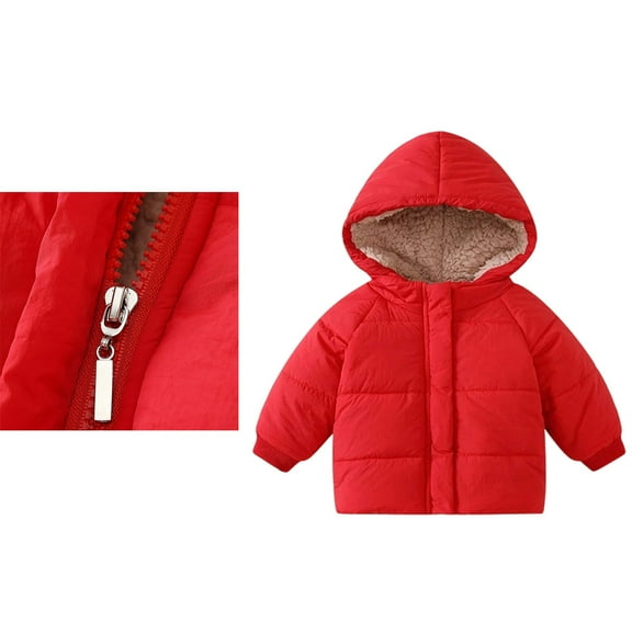 Baby Boys Girls Winter Coat,Baby Boys Puffer Coat Hooded Jackets with Pockets Windproof Down Jacket for Baby Boys Baby Boy Jacket Winter Baby Girl Clothes