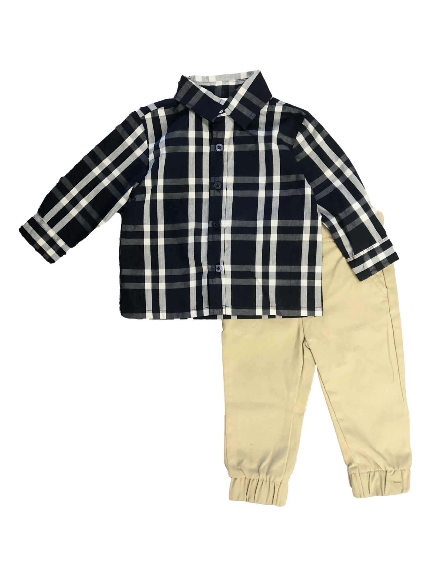 Infant black top dress pants