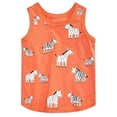 thumbnail image 1 of Infant Baby Boys Orange Zebra Tank Top Muscle Shirt 3-6m, 1 of 1