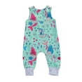 thumbnail image 1 of Infant Baby Cartoon Patterns Jumpsuit, 6 12 18 24M 3T Cute Style Sleeveless Round Neck Romper, 1 of 5