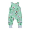thumbnail image 1 of Infant Baby Cartoon Patterns Jumpsuit, 6 12 18 24M 3T Cute Style Sleeveless Round Neck Romper, 1 of 5