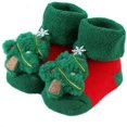 thumbnail image 1 of Infant Baby Christmas Socks with Grips Soft Warm Non-Slip Slippers Winter Floor Sock 6-12 Month, 1 of 4