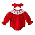 thumbnail image 1 of Baby Clothes with Grandma Sayings Baby Girl Outfits 18-24 Months Long Sleeve Girl Shirt Matching Sister Outfits And Bulk Girls Long Sleeve Christmas Cartoon Embroider Red 0-3 Months, 1 of 9