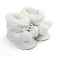 thumbnail image 1 of Infant Baby Girl Boots Shoes Warm Wool Snow Winter Anti-Slip Newborn Toddler Prewalker For 0-18 Months, 1 of 3