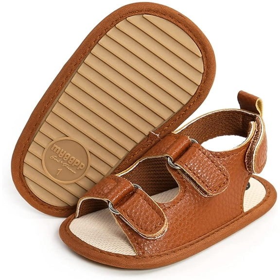 Infant Baby Girl Boy Sandals unisex Comfort Premium Summer Outdoor Casual Beach Shoes with Flower Bowknot Anti Slip Rubber Sole Newborn Toddler Prewalker First Walking Shoes