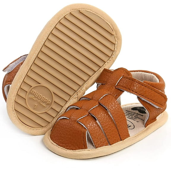 Infant Baby Girl Boy Sandals unisex Comfort Premium Summer Outdoor Casual Beach Shoes with Flower Bowknot Anti Slip Rubber Sole Newborn Toddler Prewalker First Walking Shoes