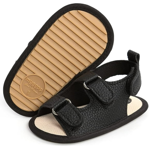 Infant Baby Girl Boy Sandals unisex Comfort Premium Summer Outdoor Casual Beach Shoes with Flower Bowknot Anti Slip Rubber Sole Newborn Toddler Prewalker First Walking Shoes
