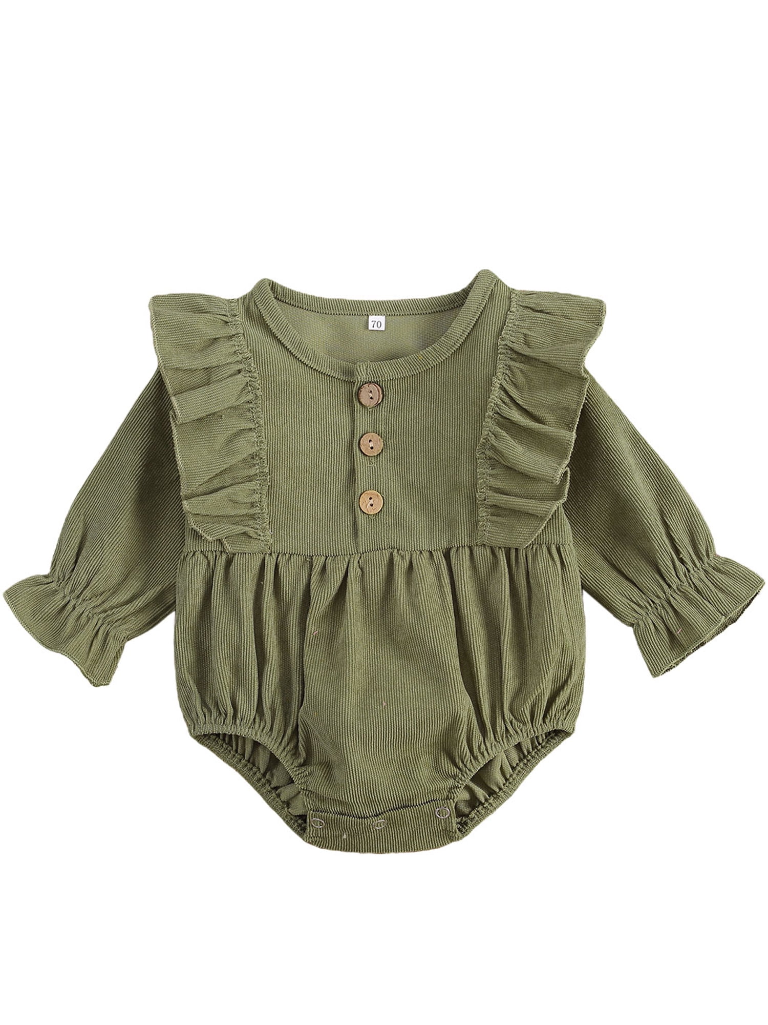 Baby girl corduroy clearance romper
